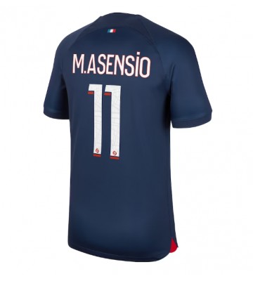 Paris Saint-Germain Marco Asensio #11 Koszulka Podstawowych 2023-24 Krótki Rękaw